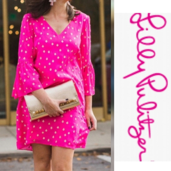 lilly pulitzer caroline silk tunic dress Lilly Pulitzer Silk Caroline Tunic Dress
